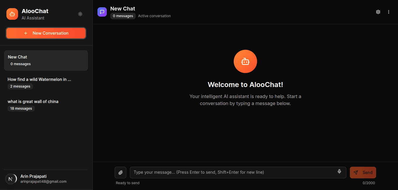 Aloo Chat product preview