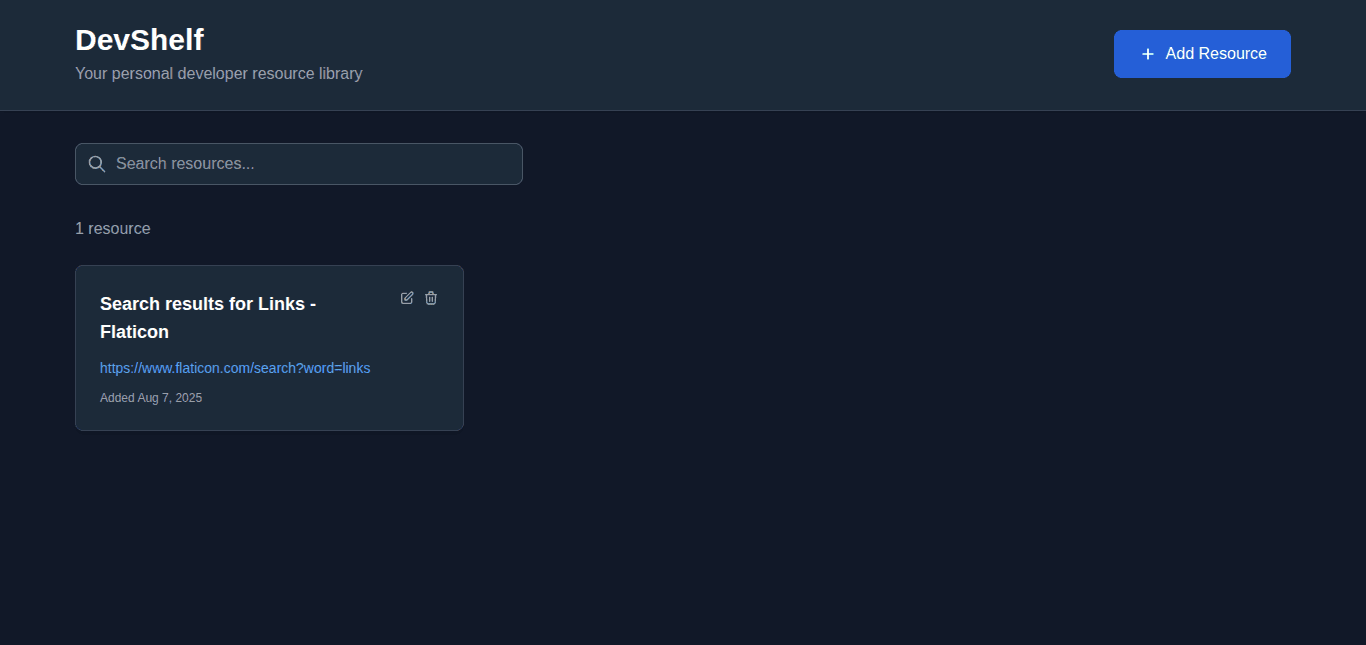 DevShelf product preview